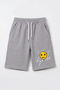 3-Piece Printed Detailed Boys' Double Pocket Capri Pants with Elastic Waist - 2