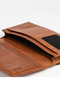 Junias Genuine Leather Wallet with Phone Compartment and Magnet Crazy Fındık - 6