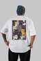 27 Cats for the Sake of Cat Love Printed White Oversize T-Shirt 100% Cotton Unisex Cat Lover Premium Design - 2