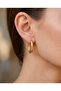 Verena Basic Oval Hoop Steel Xuping Earrings - 2