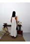 Premium Trend Neck Accessory Detailed Halter Neck Long Maxi Dress - 4