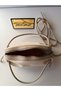 Mink Knot Detailed Canvas Shoulder Bag with Gold Accessories Women's Bag Leather Trimmed Crossbody Bag - 7