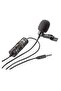 BY-M1DM Dual Collar Microphone For Cameras Smartphones Tablets Computers Recorders - 5