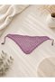 Powder Pink Hand Knitted Bandana Hat – Bohemian Women's Hair Accessory