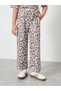Girls Leopard Print Hoodie and Pants Set - 4