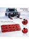 Car Traction Boards Sand & Snow Recovery Tracks, Heavy Duty Tire Grip Mats for Off-Road, Anti-Slip Recovery Pads for Mud, Sand, Snow & Ice (Small - Red) - 5