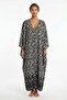 Remsa Tesettür Swimsuit over Design Single Kaftan Pareo Rdp26 Black05 - 2