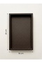 Leather Presentation Tray - Jewelry, Watch, and Key Organizer (25X16 cm) - 2