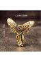 Antique Brass Guardian Angel Figurine – 4.5 cm Height | Vintage-Style Decorative Desk Ornament & Home Décor Accent - 2