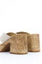 Frm 703 Thick Heeled Cross-Strapped Slippers - 4