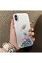 iPhone X Compatible Silicone Edge Hard Back Case Couple Phone Case Beautiful Girl Patterned