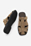 Women's Genuine Leather Blunt Toe Closed Front Sabo Daily Slippers Sinega Soil Suede - 8