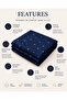Set of 2 Cotton Printed Pillow Covers – Soft Breathable Pillow Cases with Envelope Closure 125 GSM Fabric - 5