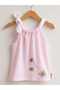 Girl's Butterfly Embroidered Summer Muslin Dress - 3