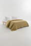 Aberfa Single Person 100% Cotton Pique - Oil Green - 2