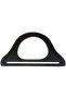 20X12 cm Wooden Bag Handle Black – Wooden Bag Handle 2 Pieces - Knitted, Macrame and Handmade Bag Handle