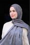 C Pattern Premium Shawl-Anthracite - 3