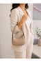 Women's Mink Patent Leather Handbag Mini Baguette Model Shiny Daily Handbag En 20 Size 12