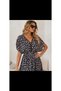 Bysen Shadow Tide Standard Size Yirtmac Detailed Elastic Waist Beach Dress Pareo Tunic - 2
