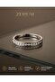Women's Full Round Zircon Stone Steel Wedding Ring Size 14 - 4