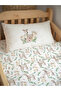 Floral Gazelle and Rabbit Patterned Baby Duvet Cover Set, Double-Sided 100X150 Cm, Without Sheets - 2