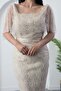 Left Collar Beaded Dress Bal200 - 2