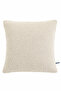 Premium Odin Bukle Woven Beige Throw Pillow Cover (43X43 cm)