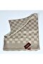شال من قماش الكريب الجاكار بنمط مربعات - 70 × 190 - 7379-35