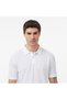 Men's White Regular Fit Polo Neck T-Shirt - 4
