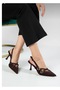 Pointed Toe Open Back Women's Stiletto