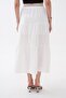 Women's Rope Detailed Layered Muslin Skirt 260005 - - 5