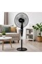 16 Inch Oscillating Pedestal Fan with Remote Control, 60W, Adjustable Height, Silent Operation - 2