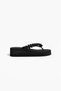 Platform Special Design Handmade Stoned Non-Painful Flip-Flop Women's Slippers 4.5 cm (Sabrina) - 6