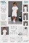 Summer Los Angeles Printed Boys' White Shorts and White T-Shirt Set - 2