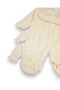 Newborn Baby Girl 5-Piece Hospital Discharge Outfit Set with Laced Jumpsuit and Solid Color Blanket - 4