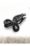 Bowknot Latch Buckle Black Large Size - 4