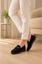 Women's Casual Loafer Shoes Black - 4