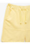 Beli Lace-Up Cotton Shorts with Pocket Detail - 3