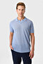 Blue Regular Fit Knit T-Shirt - 2