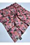 Organic Cotton Viscose Scarf Special Design Peony Flower Lightweight Stylish - 3