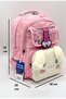 Luxury Plush Detailed Thermal School Backpack and Pencil Case Set for Girls Primary School Bag - 3