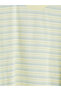 Nevavm Striped Oversize 100% Cotton Women's T-Shirt with a Difference - 6