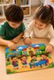 Minikler Discovery Series 4/5 Wooden 4-Piece Puzzle Set (in the Kitchen-School-Park-Market) - 8
