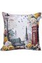 London Memorial Jacquard Woven Tapette Decorative Kirlent 45*45 - 2