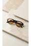 Sole Women's Men's Unisex Cat Eye Sunglasses, Uv Protection, Retro Vintage Design, Stylish Premium Glasses with Gold Detail - 4