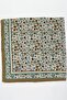 Women's White Backgrounded Brown Floral Stitched Writing - 2