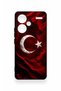 Redmi Note 13 Pro Plus Compatible Wolf Turkish Flag Patterned Silicone Case - 2