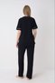Aylam Lingerie Robe and Stripe Detailed Maternity and Postpartum Pajama Set - 8