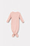 Powder Baby Sleeping Bag with Tie Detail and Hat - 3