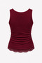 Women's Lace Detailed Cotton Ribbed Athlete Blouse 213 - 3